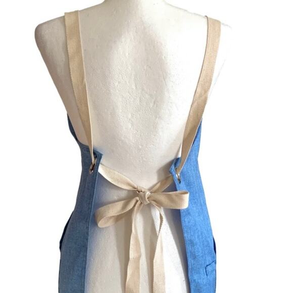 Manual Woodworkers Weavers Apron Blue I Know Everything Apron One Size NEW - Picture 5 of 10